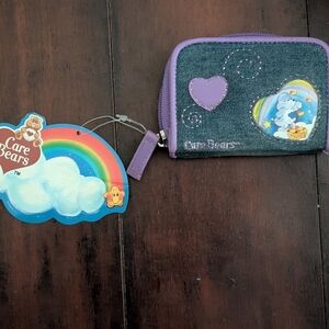NWT VINTAGE Care Bears Denim Jean Wallet RARE